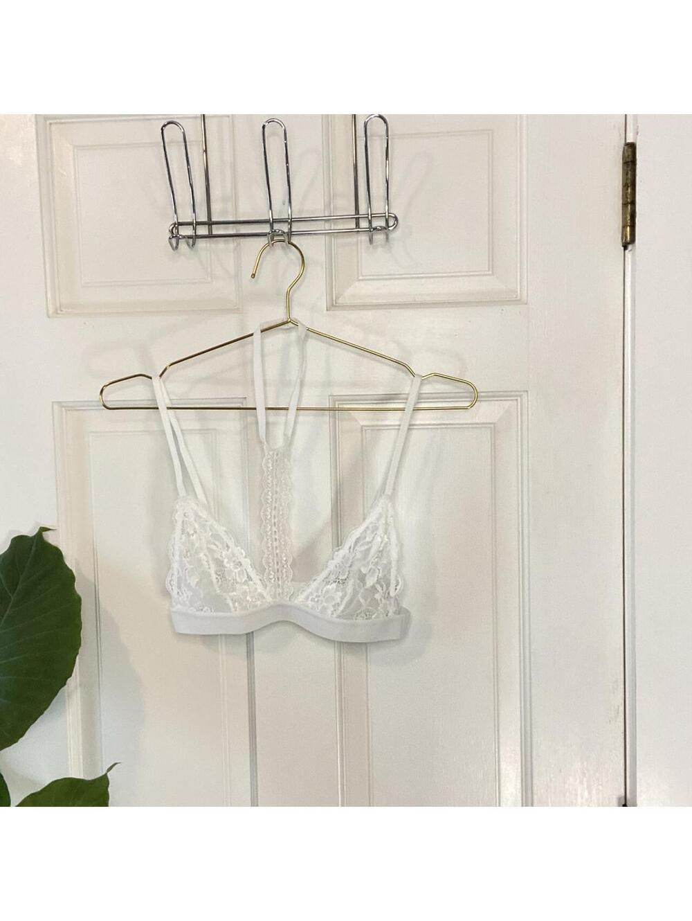 White lace boho bralette Coquette lingerie